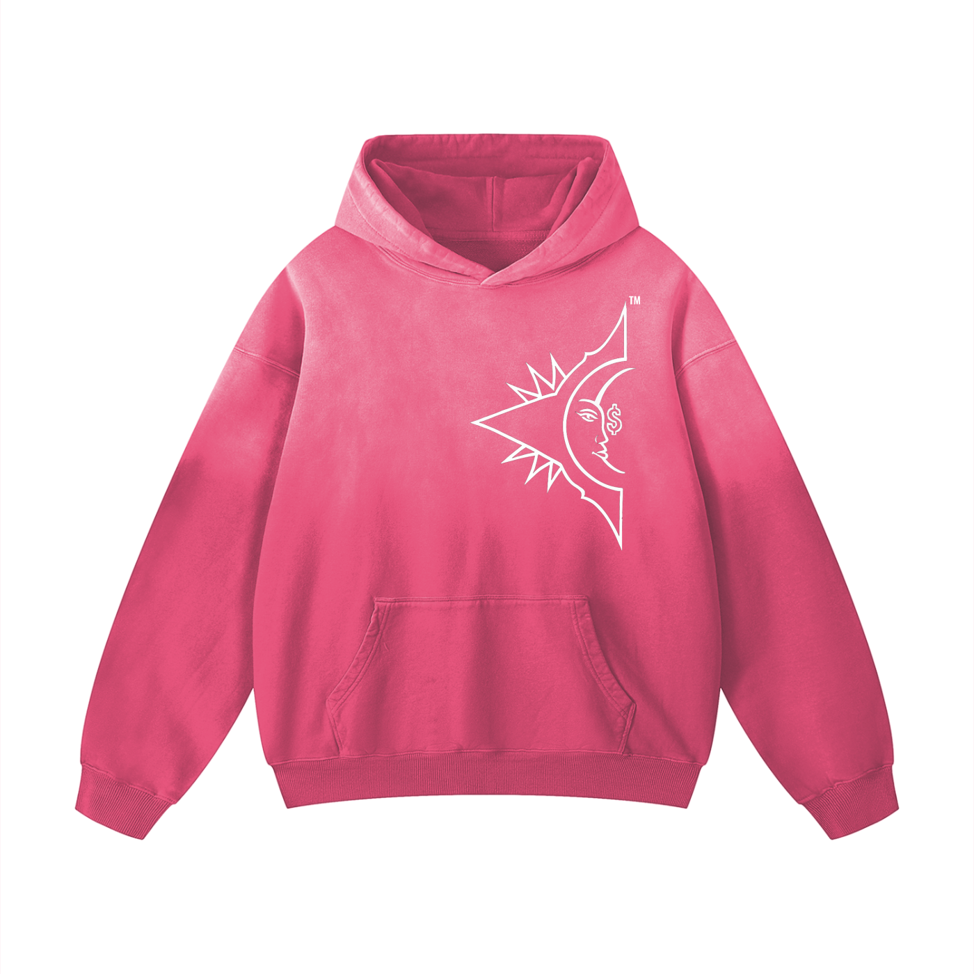 “Eternal Wealth” logo oversized Hoodie
