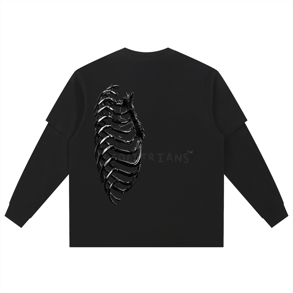 “Wealth Frame” Double Layered Shirt