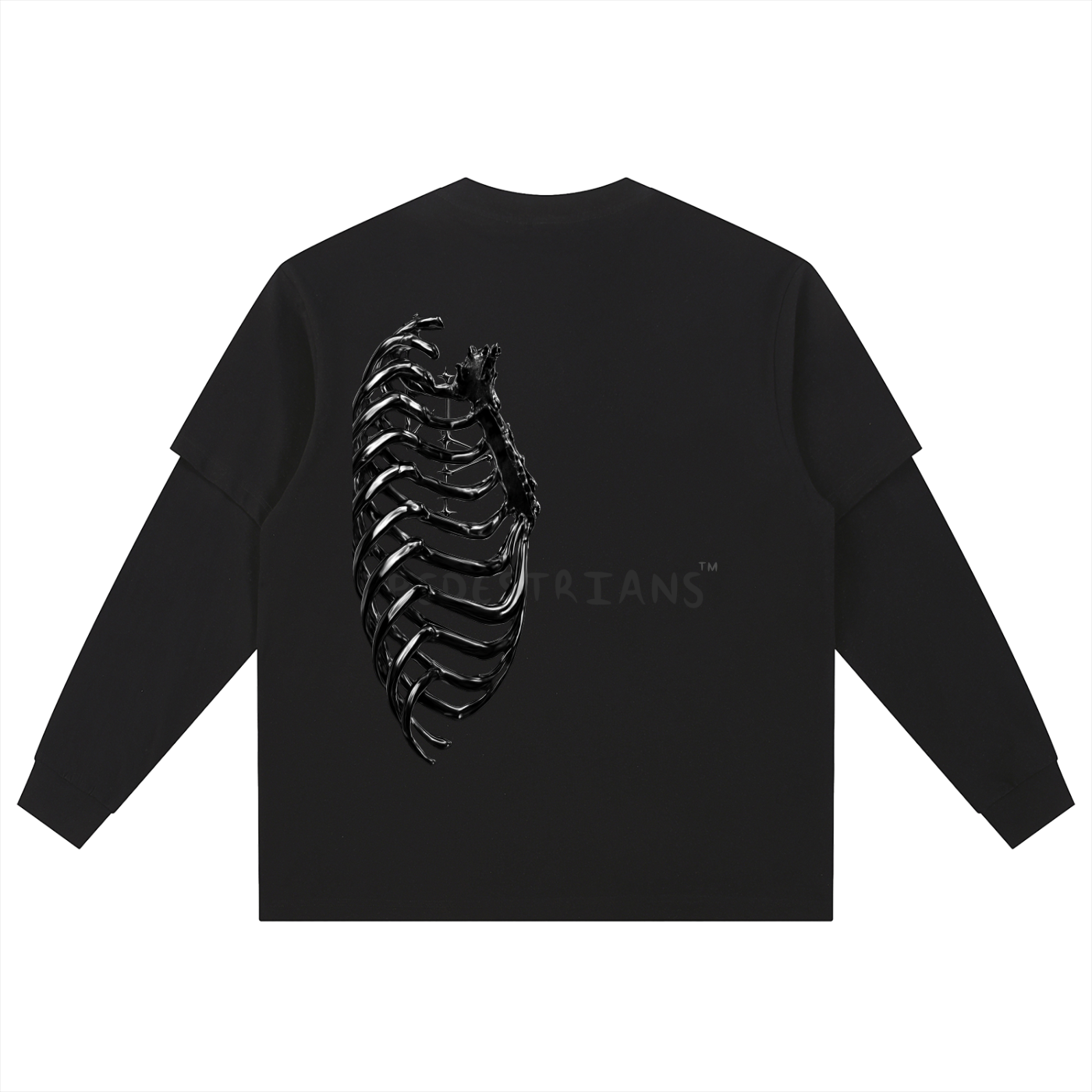 “Wealth Frame” Double Layered Shirt