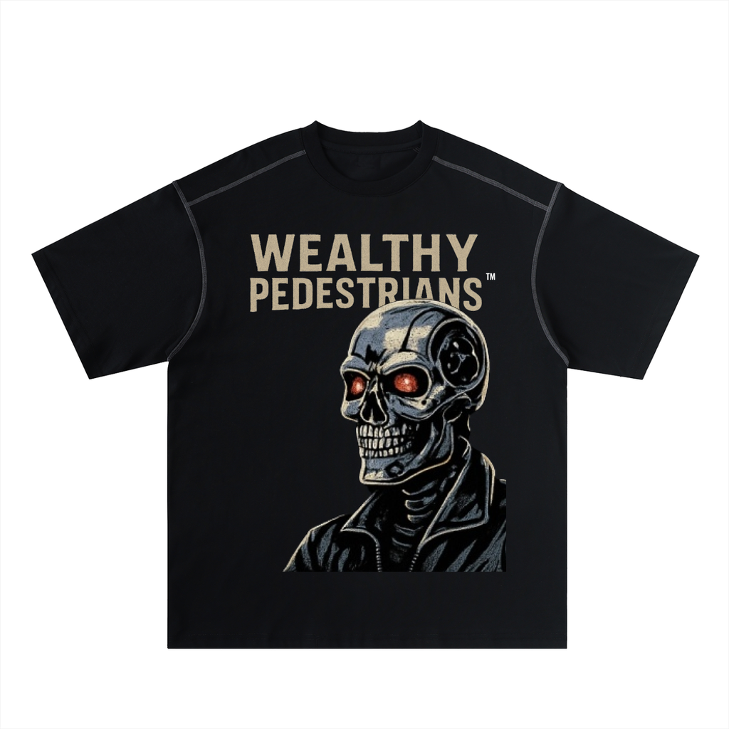 “Hustle Fuel” Oversized Cotton T-Shirt