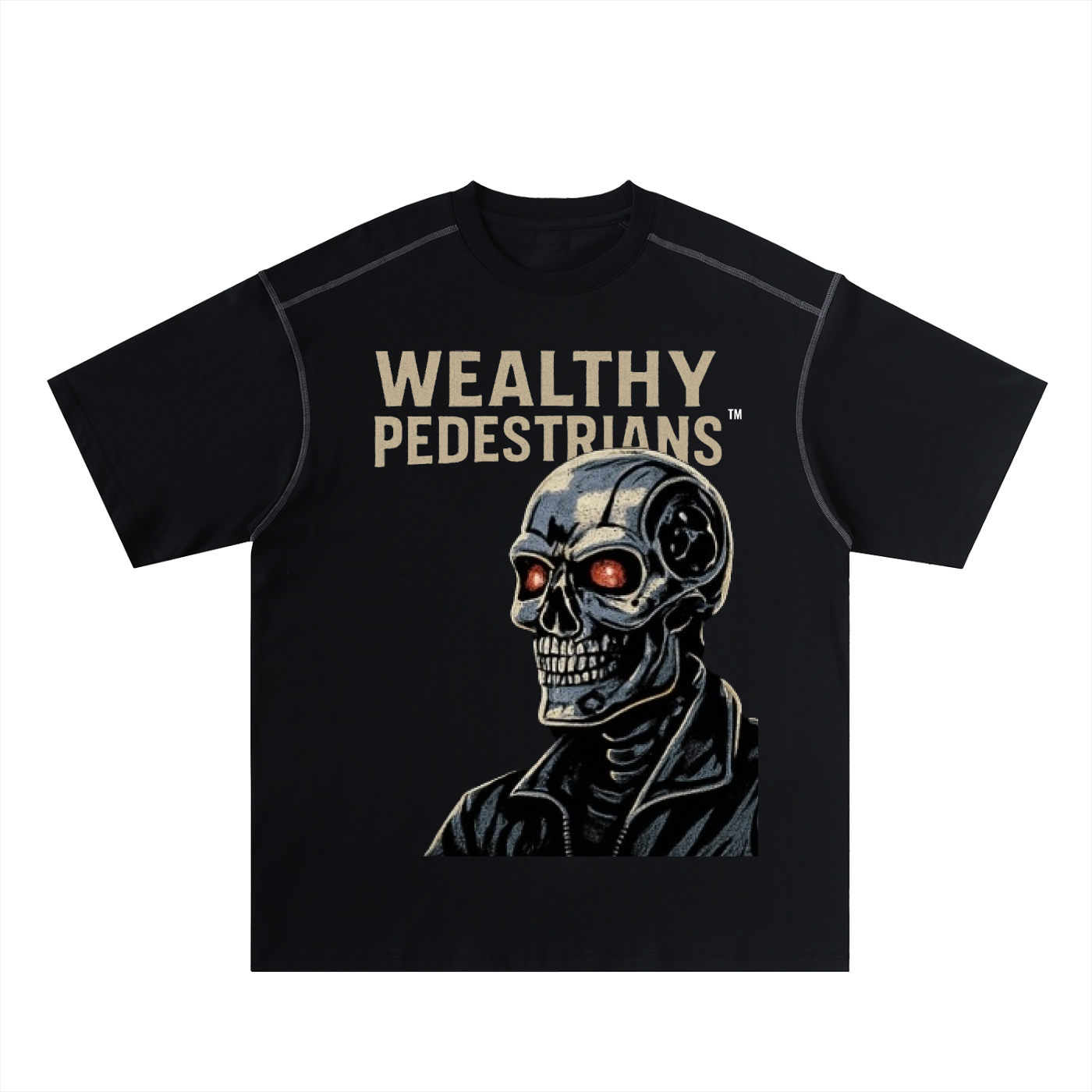 “Hustle Fuel” Oversized Cotton T-Shirt