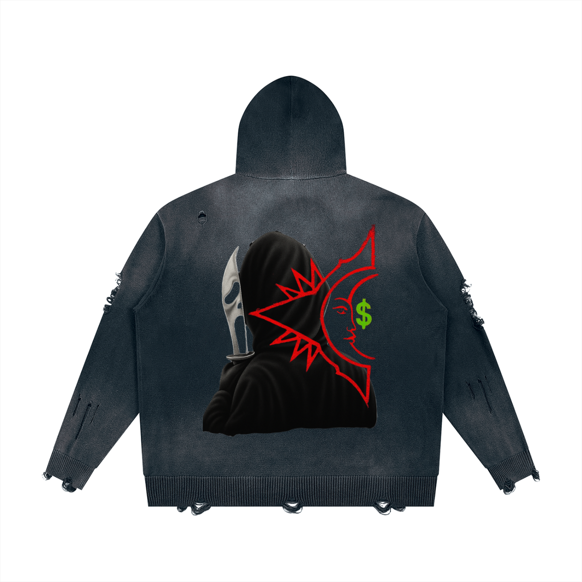 Wealthy GhostFace Zip