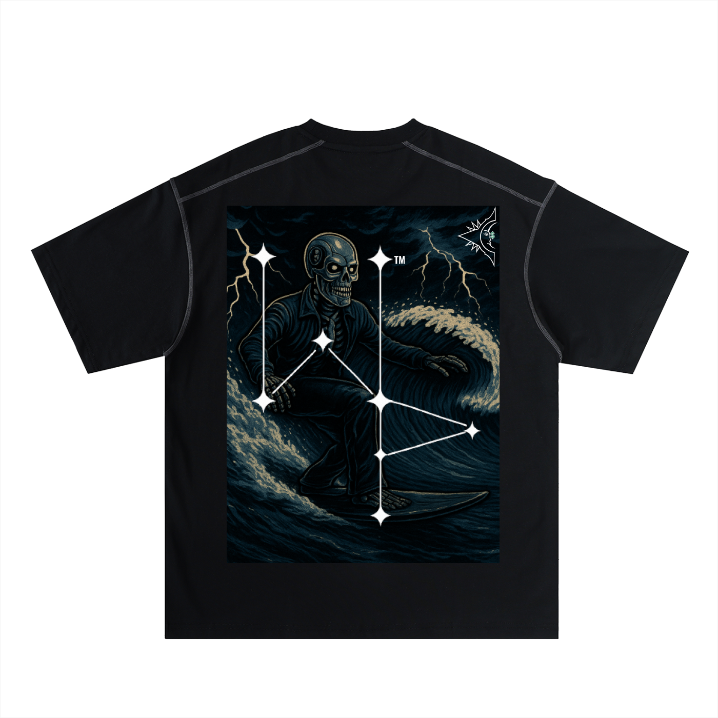 “Forever Wavy” Oversized Cotton T-Shirt