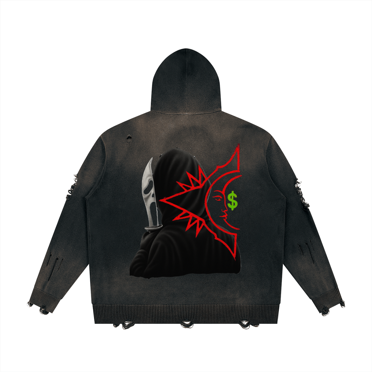 Wealthy GhostFace Zip