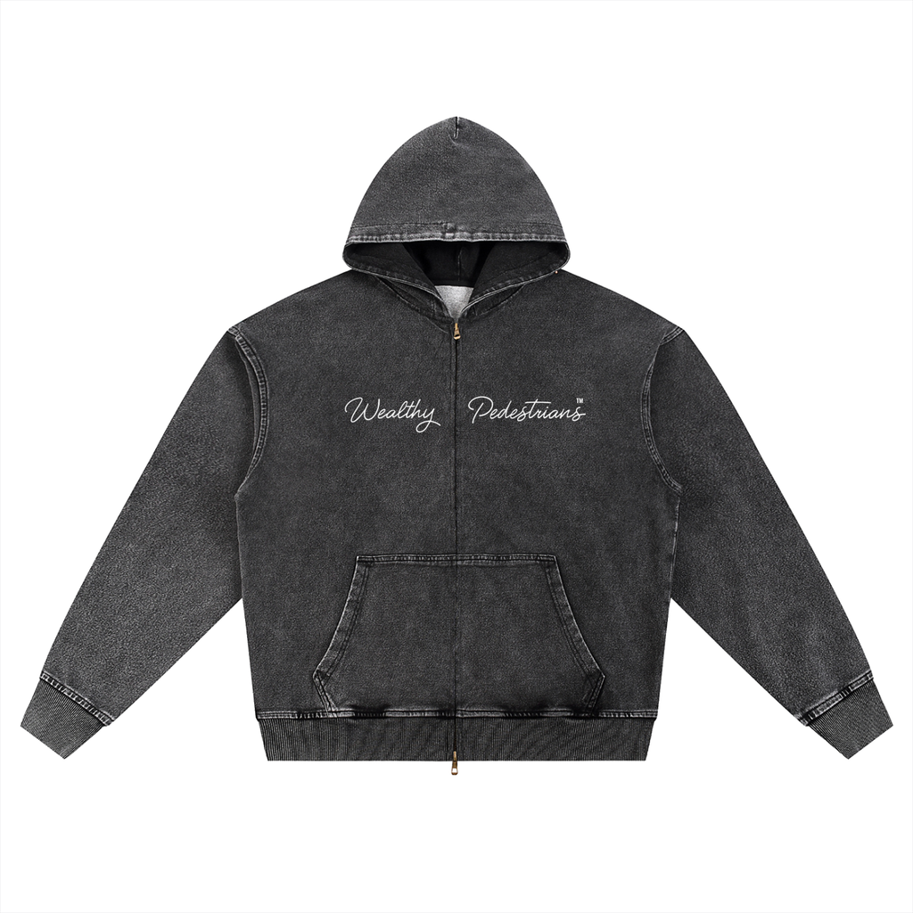 Wealthy Pedestrians™ Signature  Zip-Up Hoodie