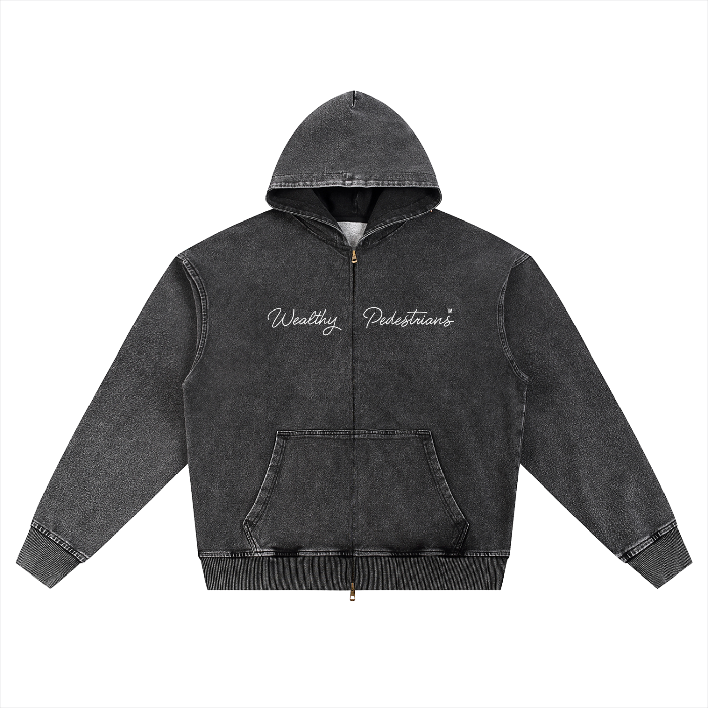 Wealthy Pedestrians™ Signature  Zip-Up Hoodie