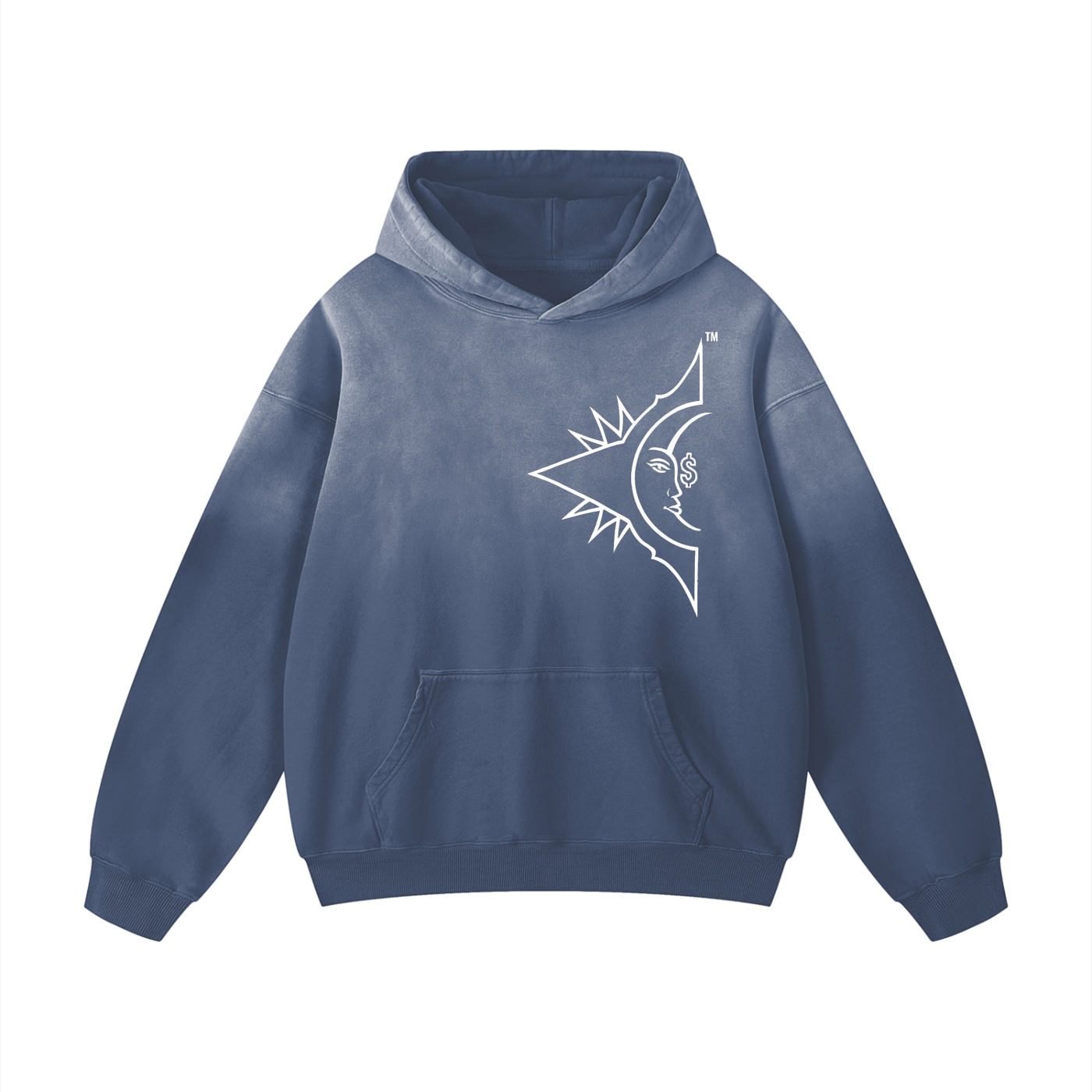 “Eternal Wealth” logo oversized Hoodie