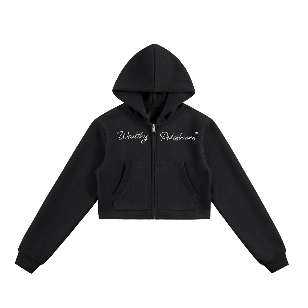 Wealthy Pedestrians™ Essentials Crop Hoodie