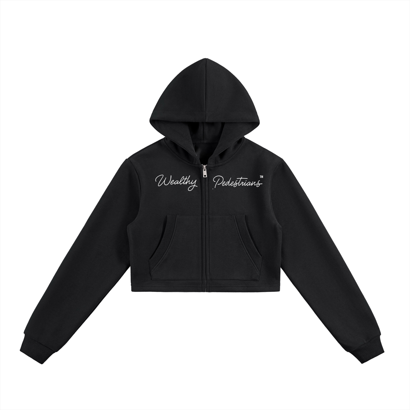 Wealthy Pedestrians™ Essentials Crop Hoodie