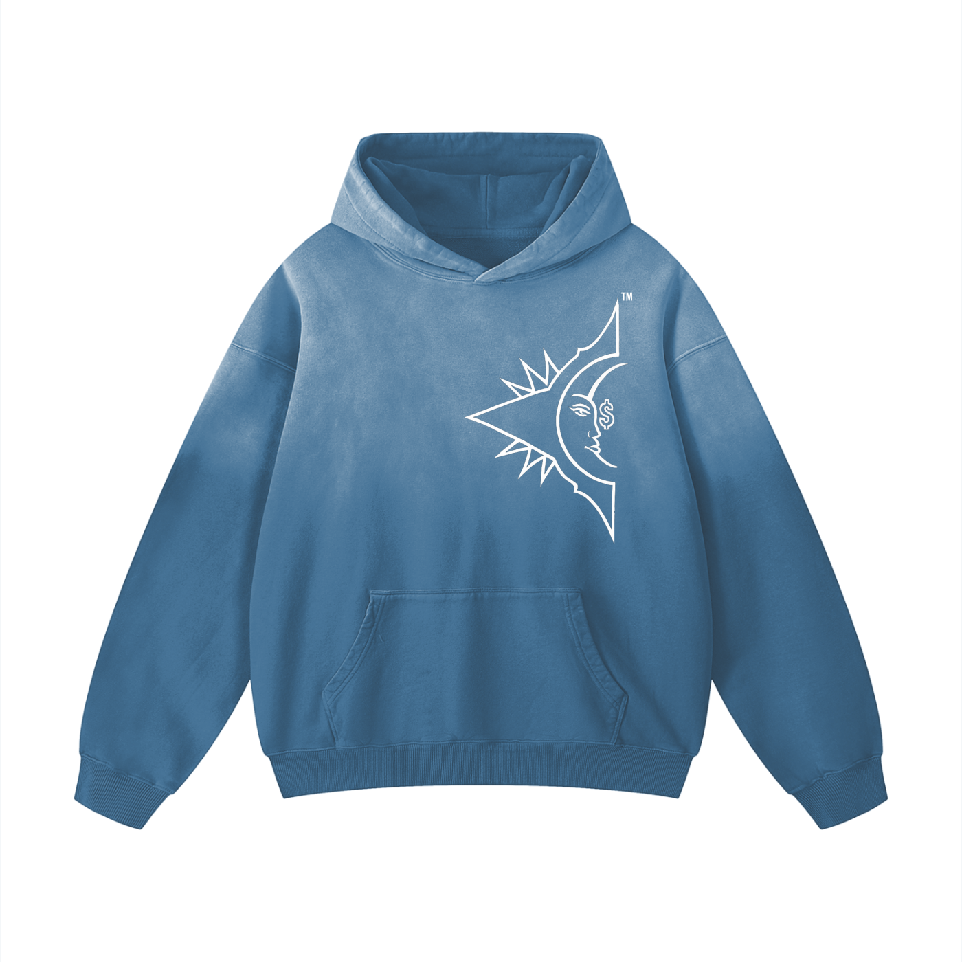 “Eternal Wealth” logo oversized Hoodie